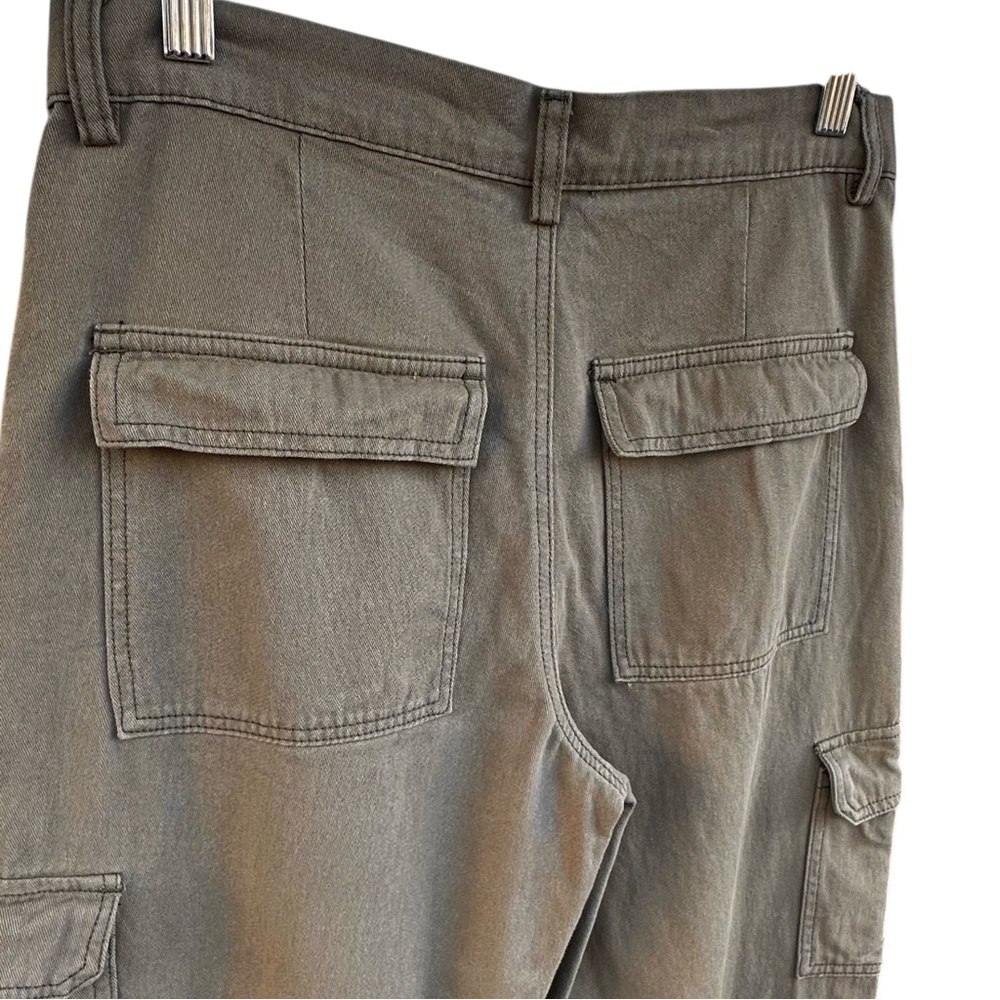 Revolve superdown Adina Cargo Pants Olive Green Small 100% Cotton - Picture 5 of 11